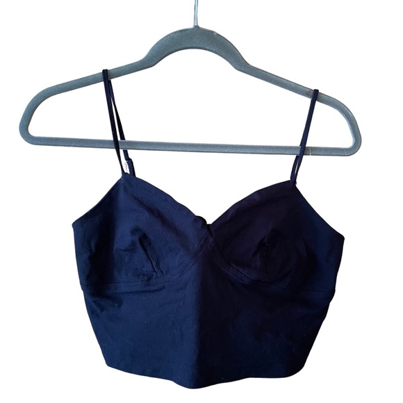 Black Bodice Like TankTop Form Fitting - Picture 1 of 5